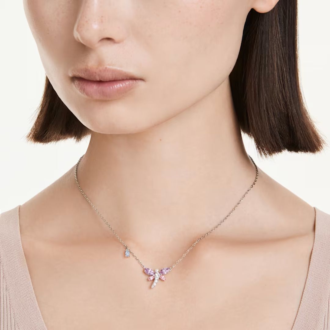 Swarovski x Ariana Grande Dragonfly Necklace With Crystals and Light P