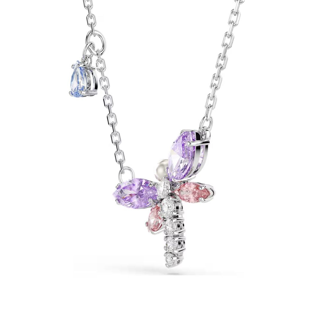 Swarovski x Ariana Grande Dragonfly kaulakoru kristalleilla ja helmellä, 5737383