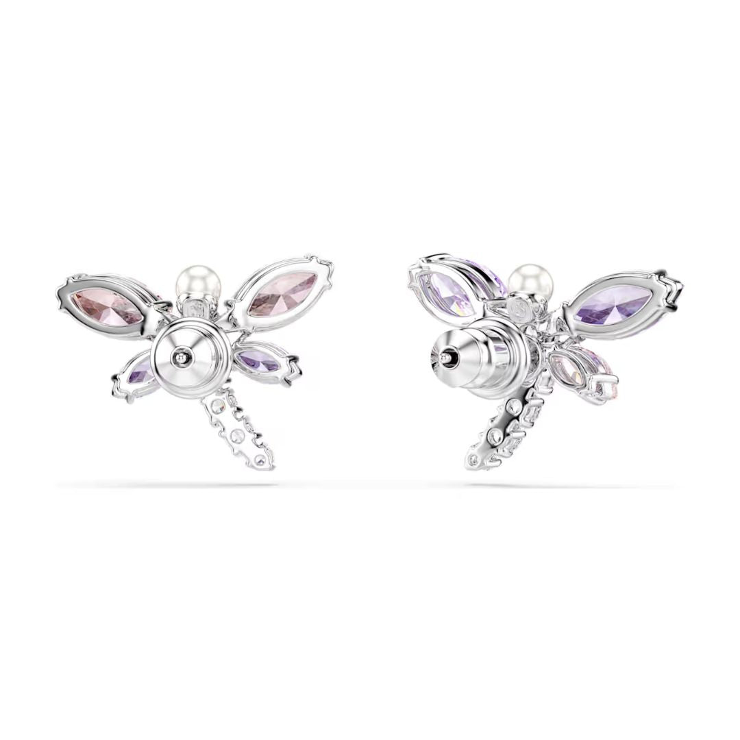 Swarovski x Ariana Grande Dragonfly nappikorvakorut kristalleilla ja helmillä, 5737371