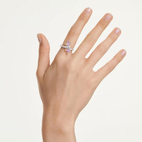 Swarovski x Ariana Grande Dragonfly sormus 5737368, värikkäät kristallit ja helmi