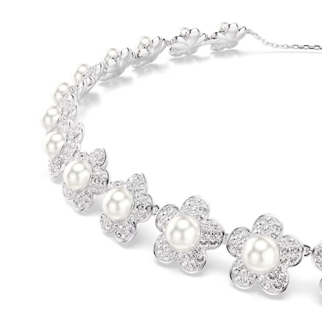 Swarovski x Ariana Grande choker kaulakoru 5751250 kukkakoristeilla