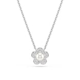Swarovski x Ariana Grande kaulakoru kukkariipuksella, valkoinen kristalli ja helmi, 5755817