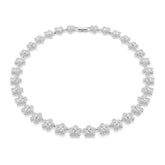 Swarovski x Ariana Grande kaulakoru, vaalea metalli, kirkkaat kristallit, 5749179