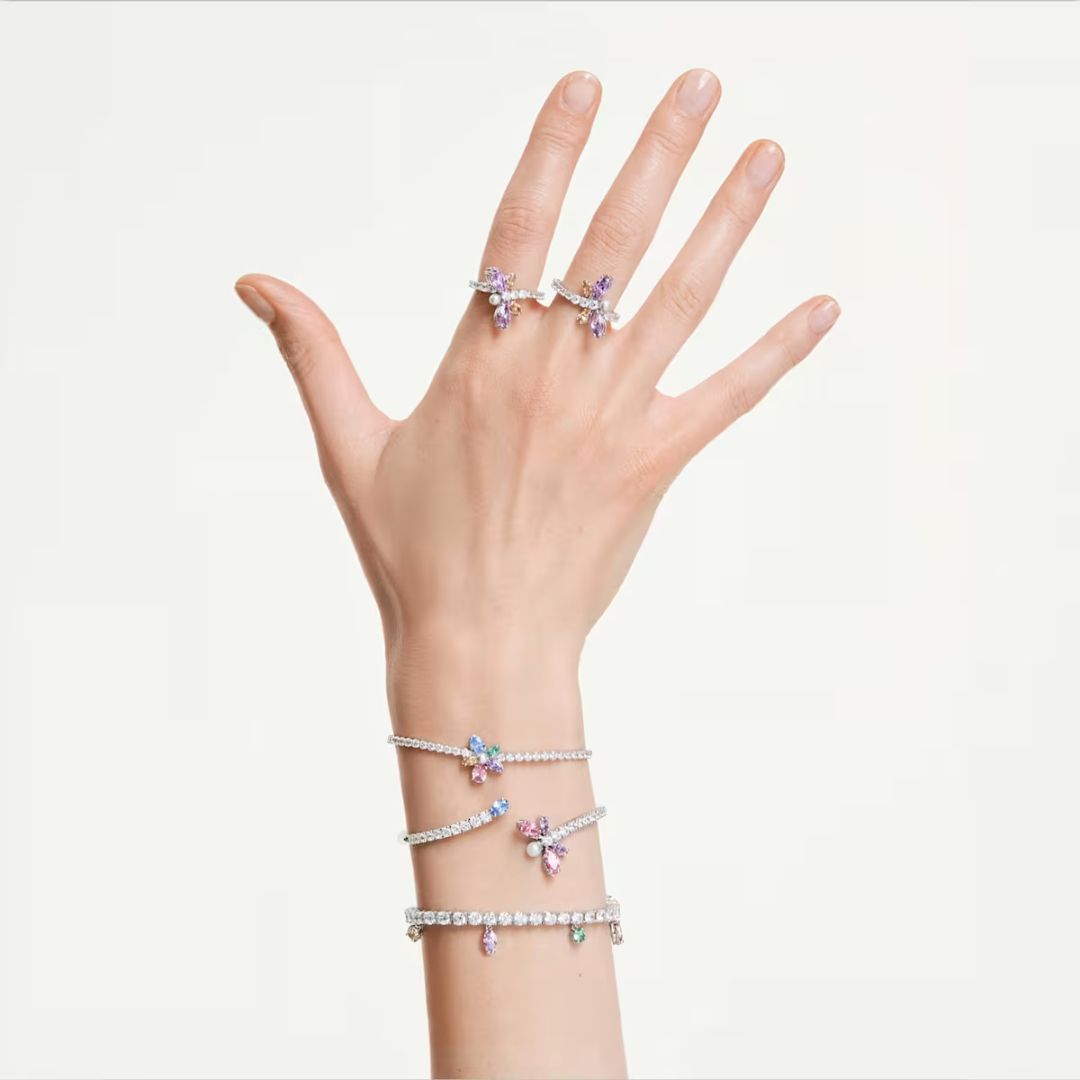 Swarovski x Ariana Grande rannekoru, kristallit ja helmi, 5737400