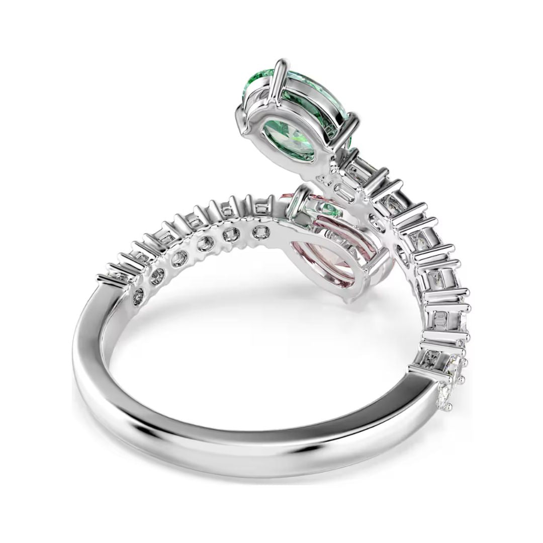 Swarovski x Ariana Grande sormus, eriväriset kristallit, 5737372