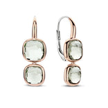 TI SENTO Double Cushion korvakorut, rosekullattua hopeaa ja zirkonit, 78055GR