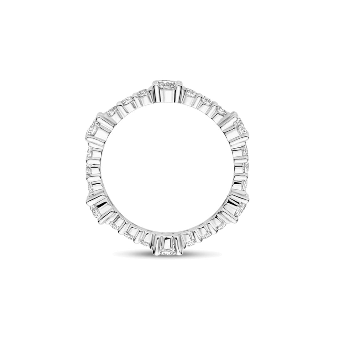 TI SENTO Eternity Tennis sormus, hopeaa ja zirkonit, 12428ZI