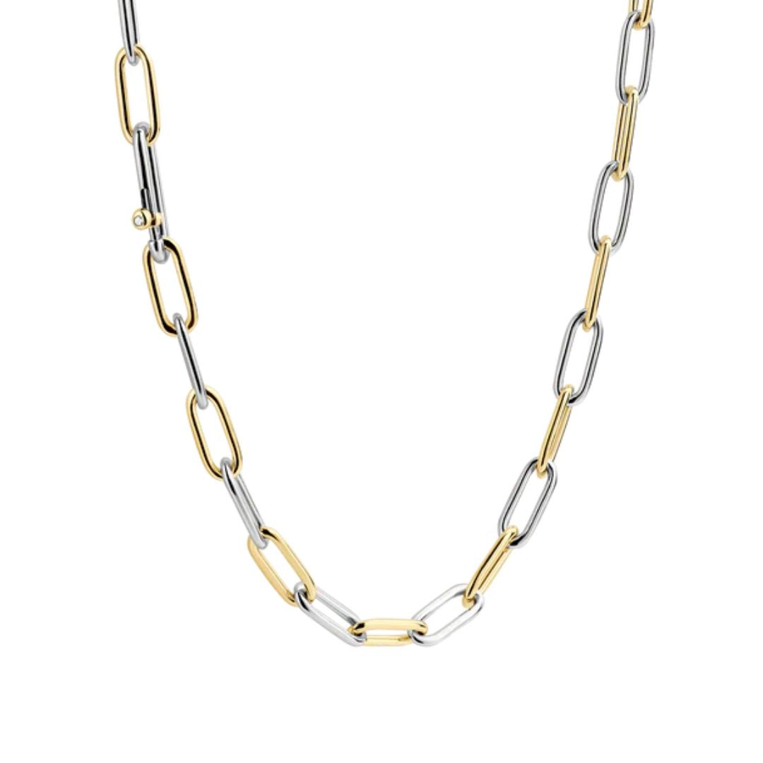 TI SENTO kaulakoru, keltakullattua hopeaa, 3947BI/48