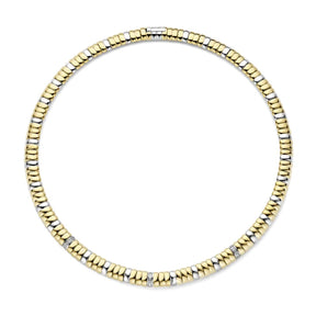 TI SENTO kaulakoru, keltakullattua hopeaa ja zirkonit, 34100ZY/44