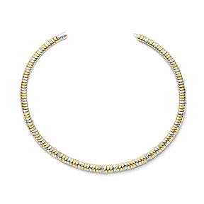 TI SENTO kaulakoru, keltakullattua hopeaa ja zirkonit, 34100ZY/44