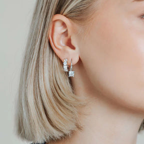 TI SENTO korvakorut, hopeaa ja zirkonit, 78009ZI