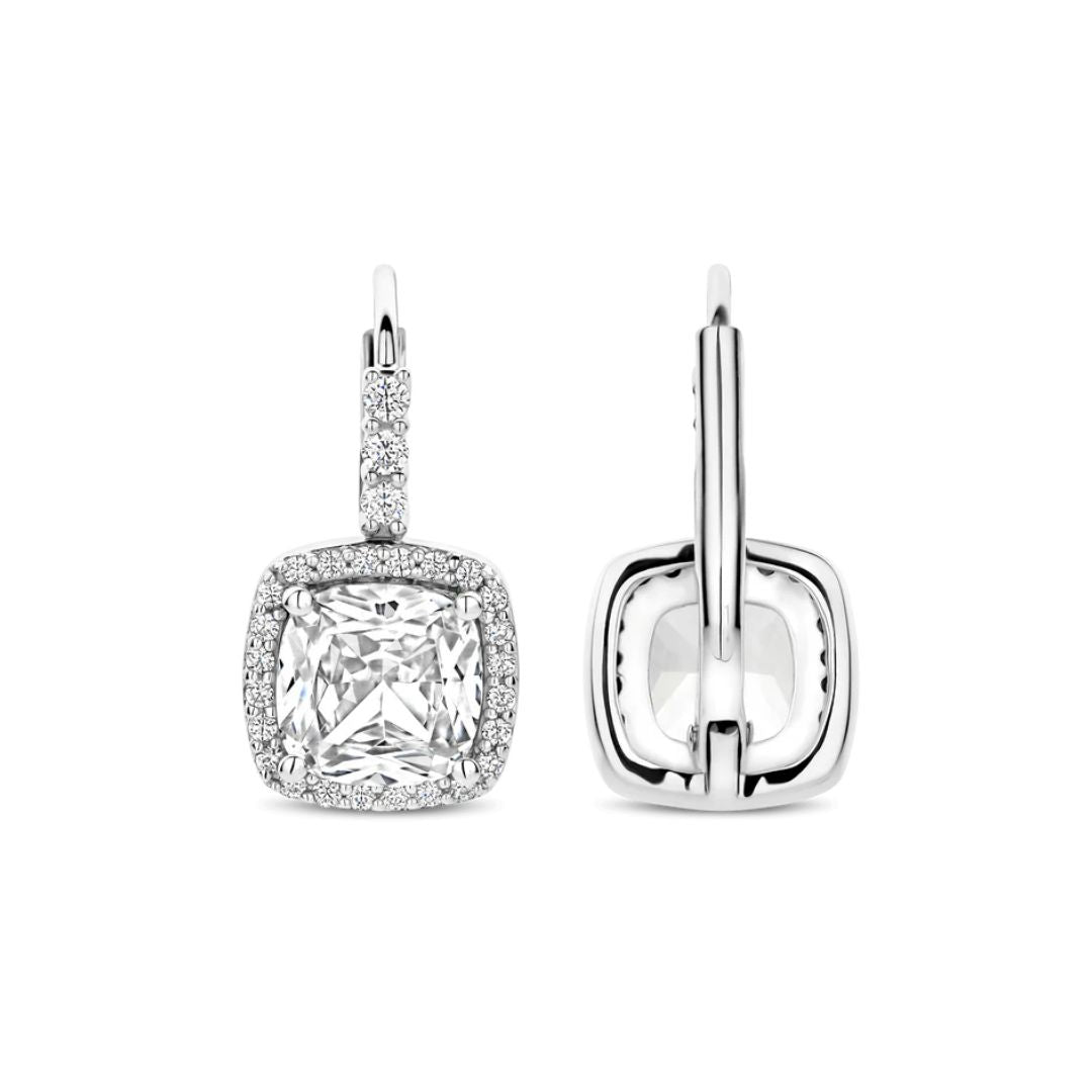 TI SENTO korvakorut, hopeaa ja zirkonit, 78031ZI