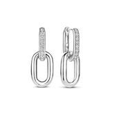 TI SENTO korvakorut, hopeaa ja zirkonit, 7831ZI