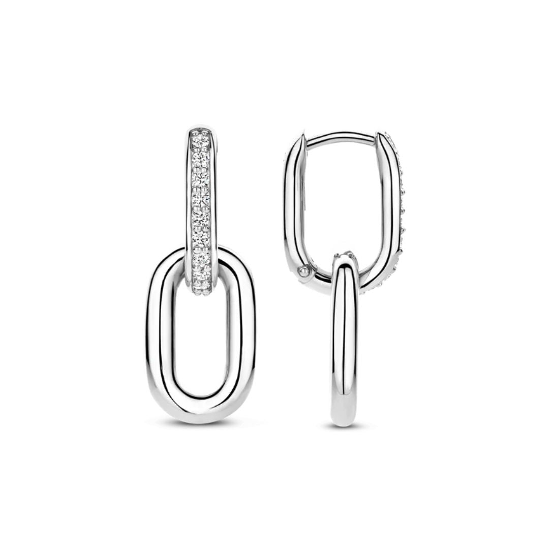 TI SENTO korvakorut, hopeaa ja zirkonit, 7831ZI