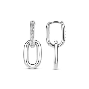 TI SENTO korvakorut, hopeaa ja zirkonit, 7831ZI