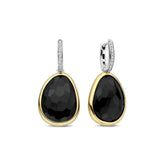 TI SENTO korvakorut, keltakullattua hopeaa ja zirkonit, 78026BY