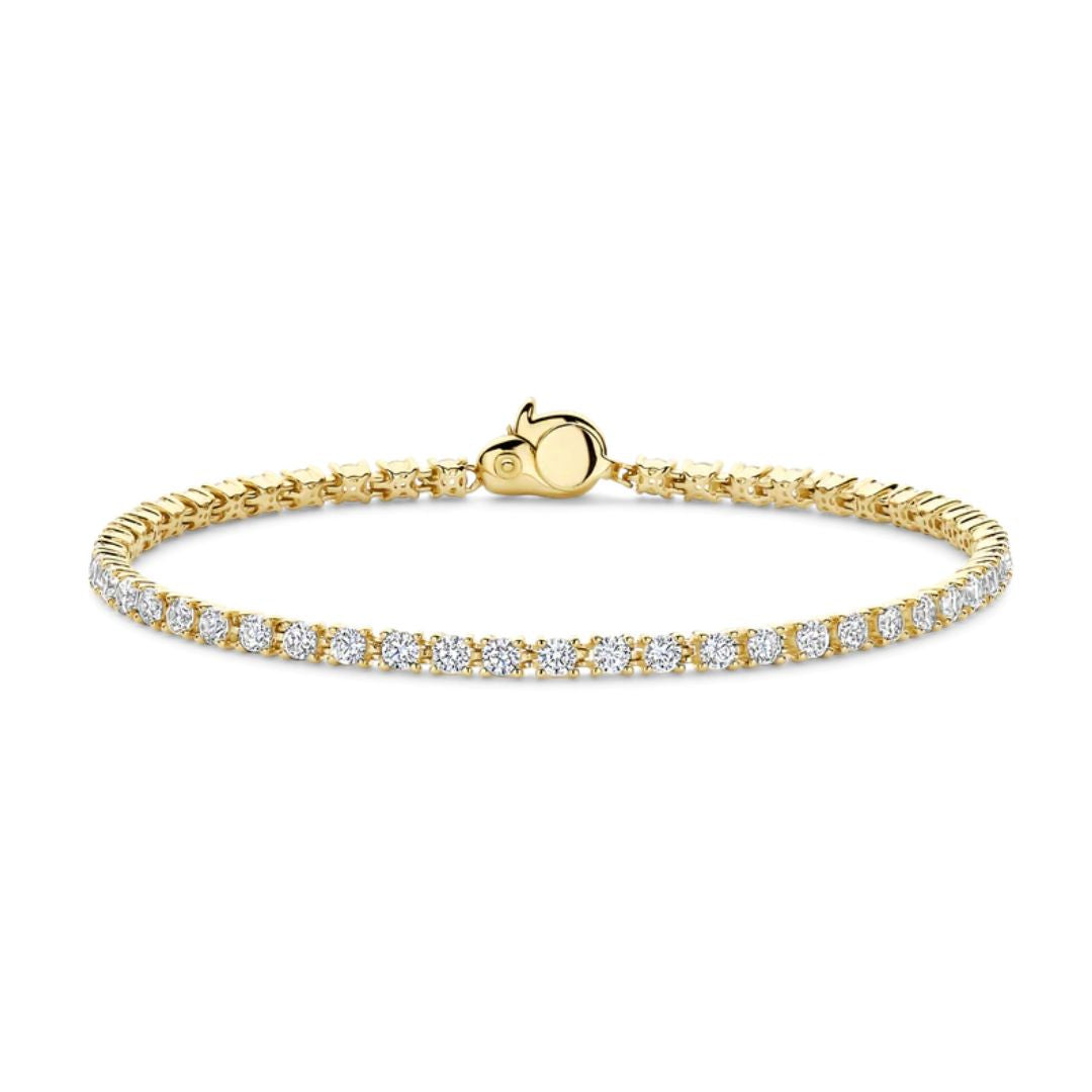 TI SENTO rannekoru, keltakullattua hopeaa ja zirkonit, 2951ZY