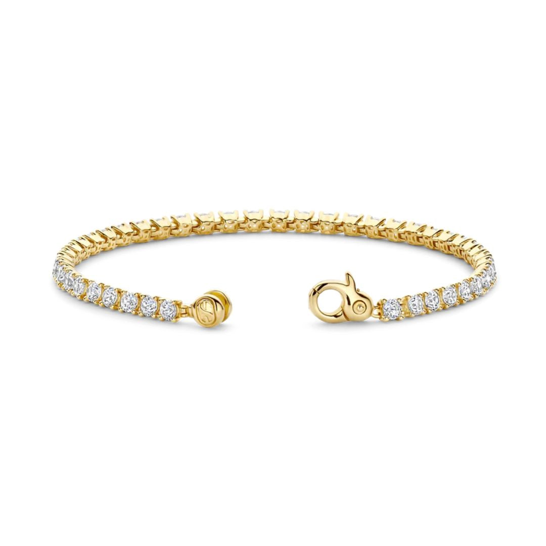 TI SENTO rannekoru, keltakullattua hopeaa ja zirkonit, 2995ZY