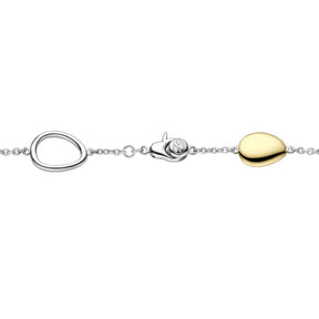 TI SENTO rannekoru, keltakullattua hopeaa, kristallit ja zirkonit, 23083MW