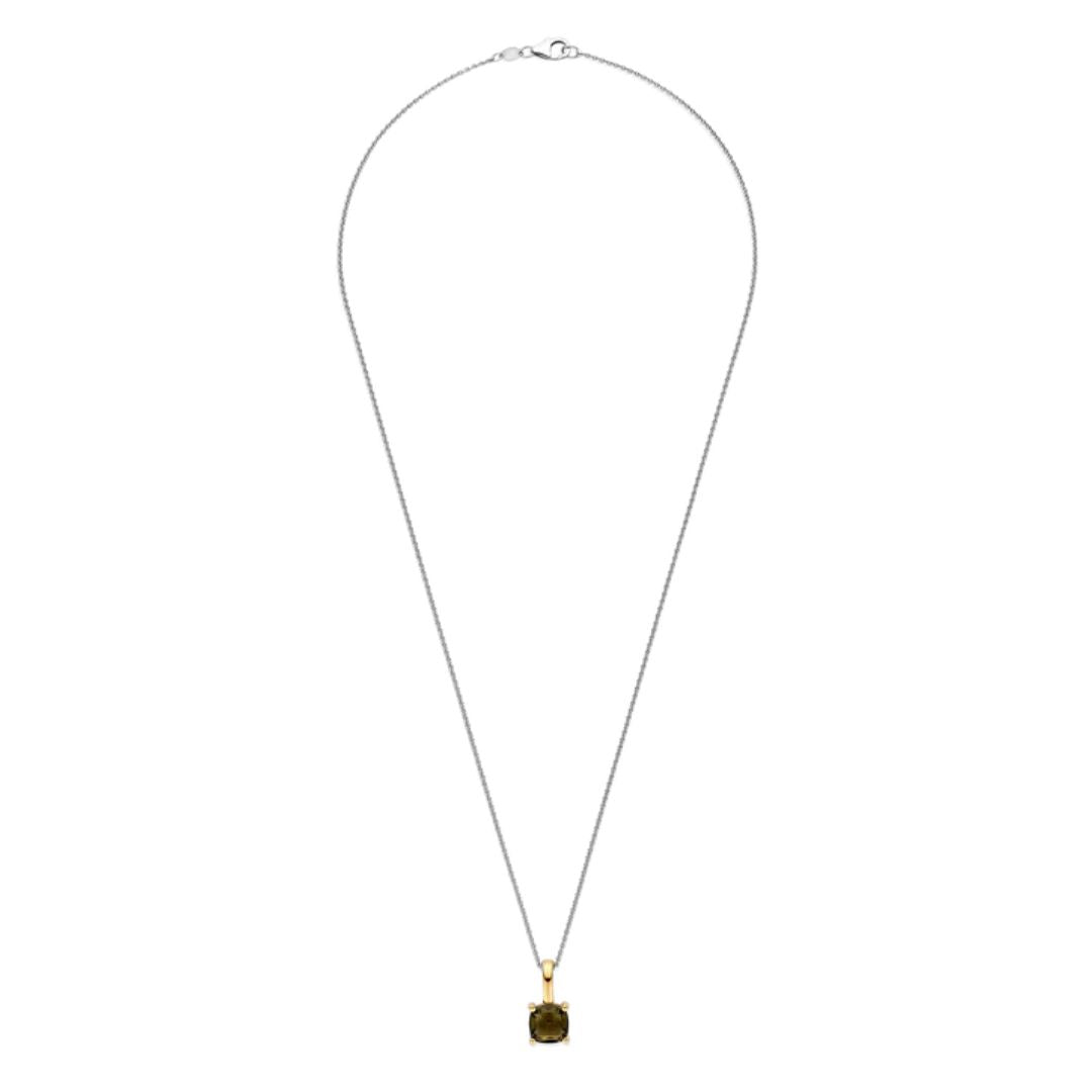 TI SENTO riipus, keltakullattua hopeaa ja kristalli, 6854KA