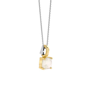 TI SENTO riipus, keltakullattua hopeaa ja kristalli, 6854MW