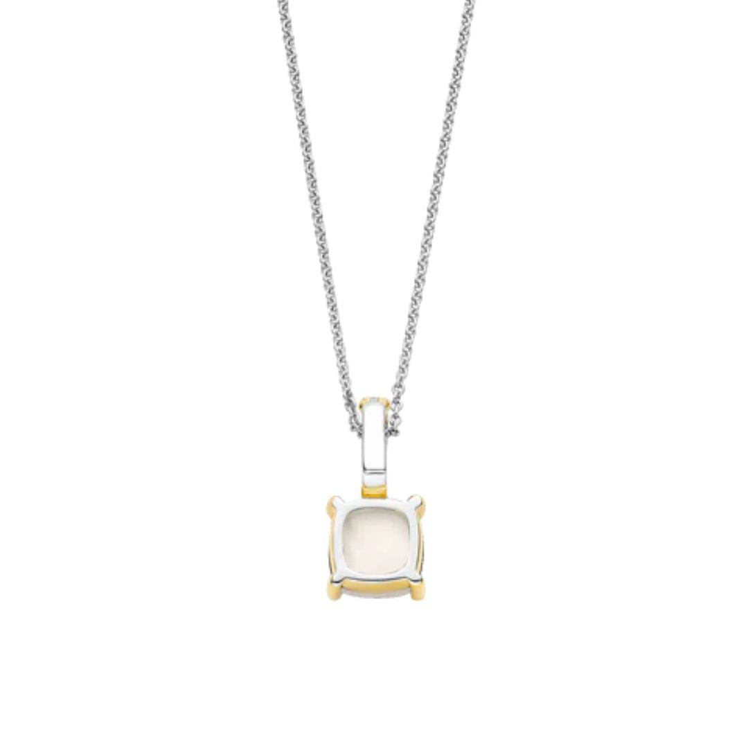 TI SENTO riipus, keltakullattua hopeaa ja kristalli, 6854MW