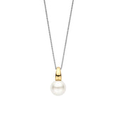 TI SENTO riipus, keltakullattua hopeaa ja valkoinen helmi, 6855YP