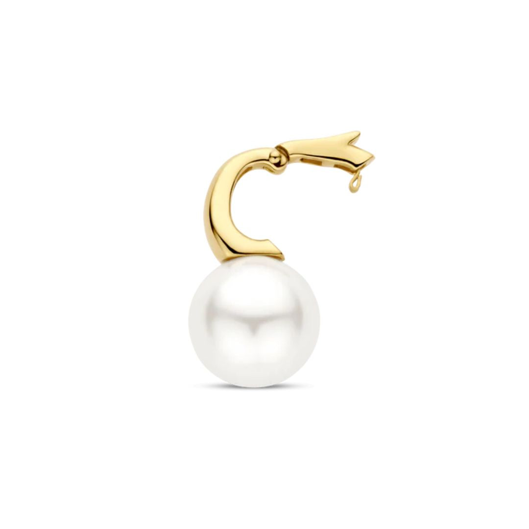 TI SENTO riipus, keltakullattua hopeaa ja valkoinen helmi, 6855YP