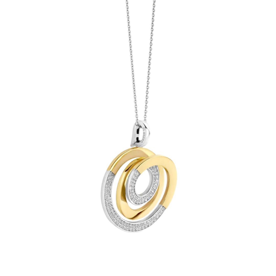 TI SENTO riipus, keltakullattua hopeaa ja zirkonit, 6851ZY