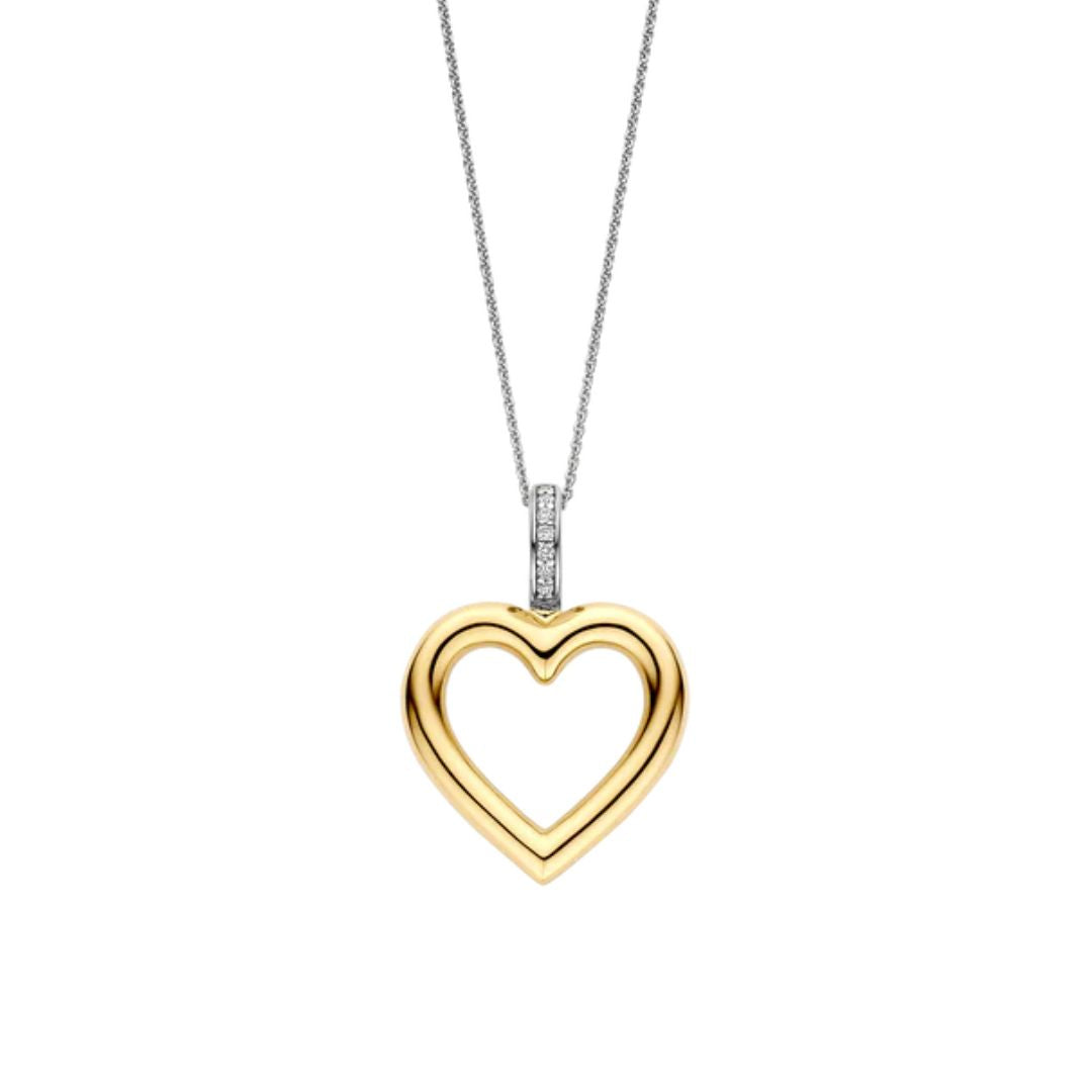 TI SENTO riipus, keltakullattua hopeaa ja zirkonit, 6858ZY