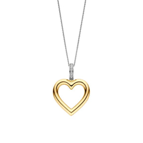TI SENTO riipus, keltakullattua hopeaa ja zirkonit, 6858ZY