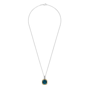 TI SENTO riipus, keltakullattua hopeaa, kristalli ja zirkonit, 6853DB