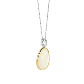 TI SENTO riipus, keltakullattua hopeaa, zirkonit ja kristalli 6846MW