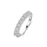 TI SENTO Ring, Silver and Zircons 12339ZI