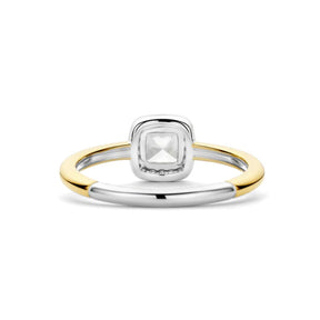 TI SENTO sormus, keltakullattua hopeaa ja zirkonit, 12388ZY