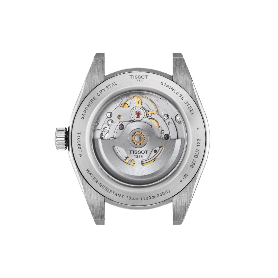 Tissot Gentleman Powermatic 80, 38 mm, T1658071103100 rannekello, avoin takakansi