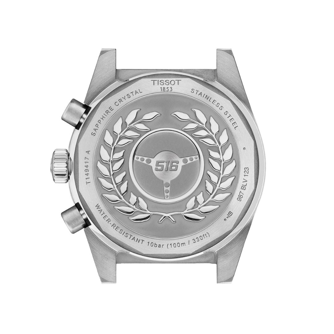 Tissot PR516 40 mm T1494171101100 rannekello, kaiverrettu takakansi