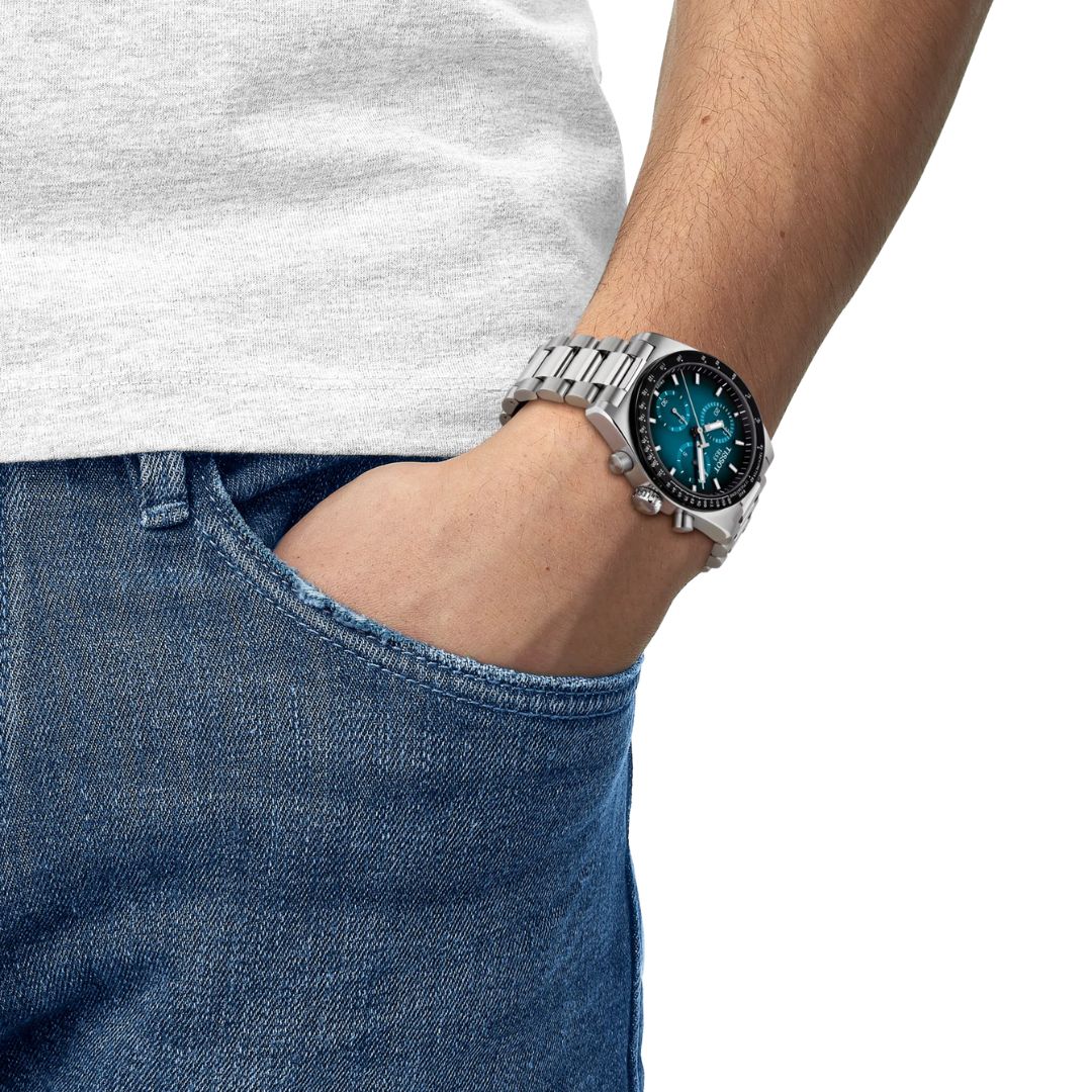 Tissot PR516 40 mm T1494171104101 rannekello, sinimusta kellotaulu