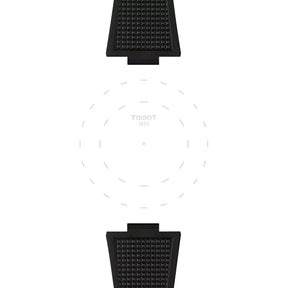 Tissot PRX 40 mm silikoniranneke T852048462, musta