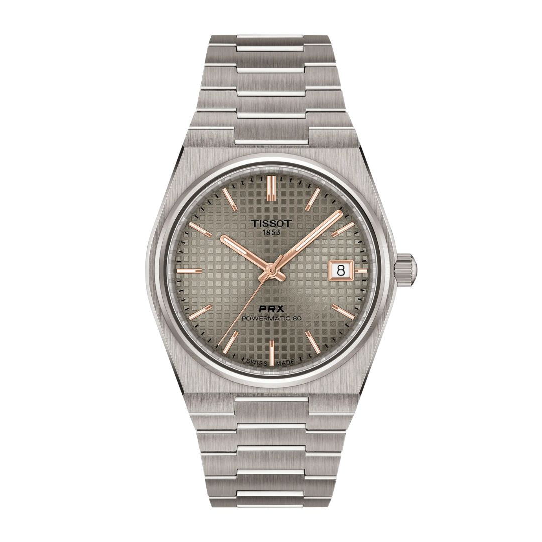 Tissot PRX Powermatic 80, titaani, 35 mm, T1378074406100 rannekello