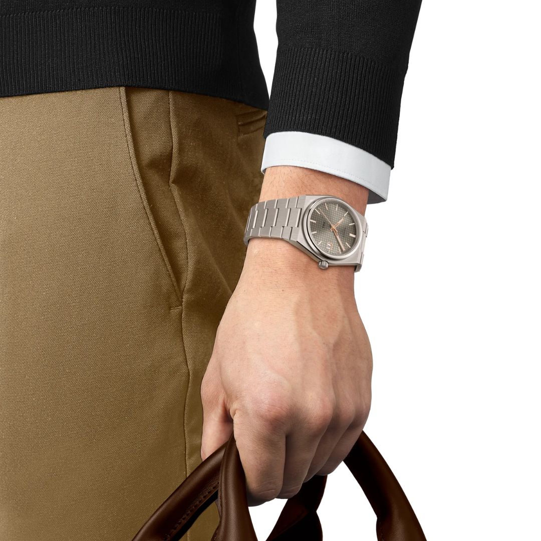 Tissot PRX Powermatic 80, titaani, 35 mm, T1378074406100 rannekello