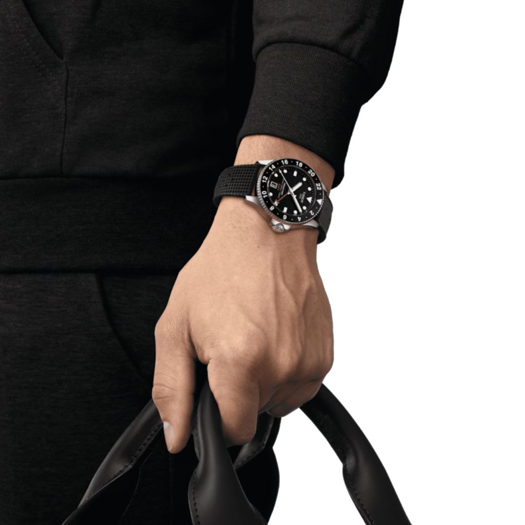 Tottottoさま♡ブラック Tissot_Seastar_1000_Quartz_GMT