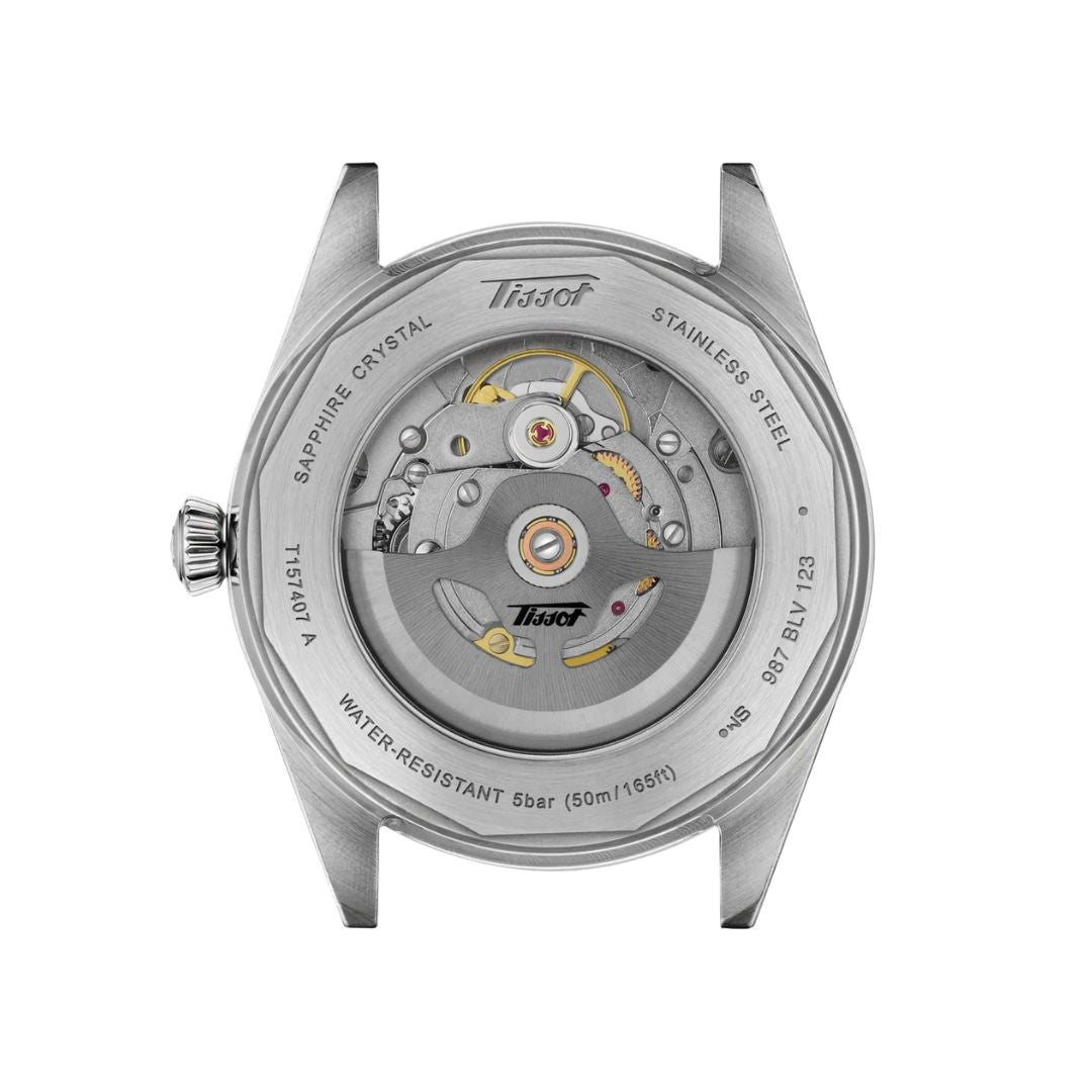 Tissot Visodate Powermatic 80, 39 mm, T1574071105100 rannekello, takakansi