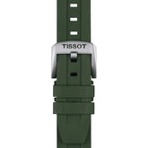 Tissot ranneke, 20 mm, khakinvihreä silikoni, T852049054