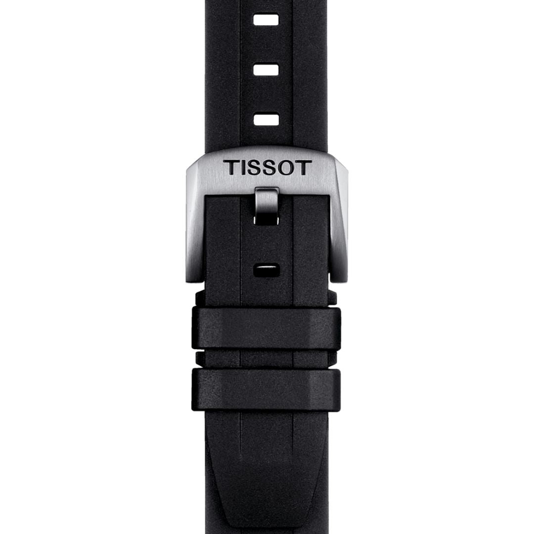 Tissot ranneke, 20 mm, musta silikoni, T852044545