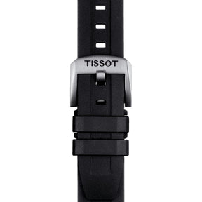 Tissot ranneke, 20 mm, musta silikoni, T852044545