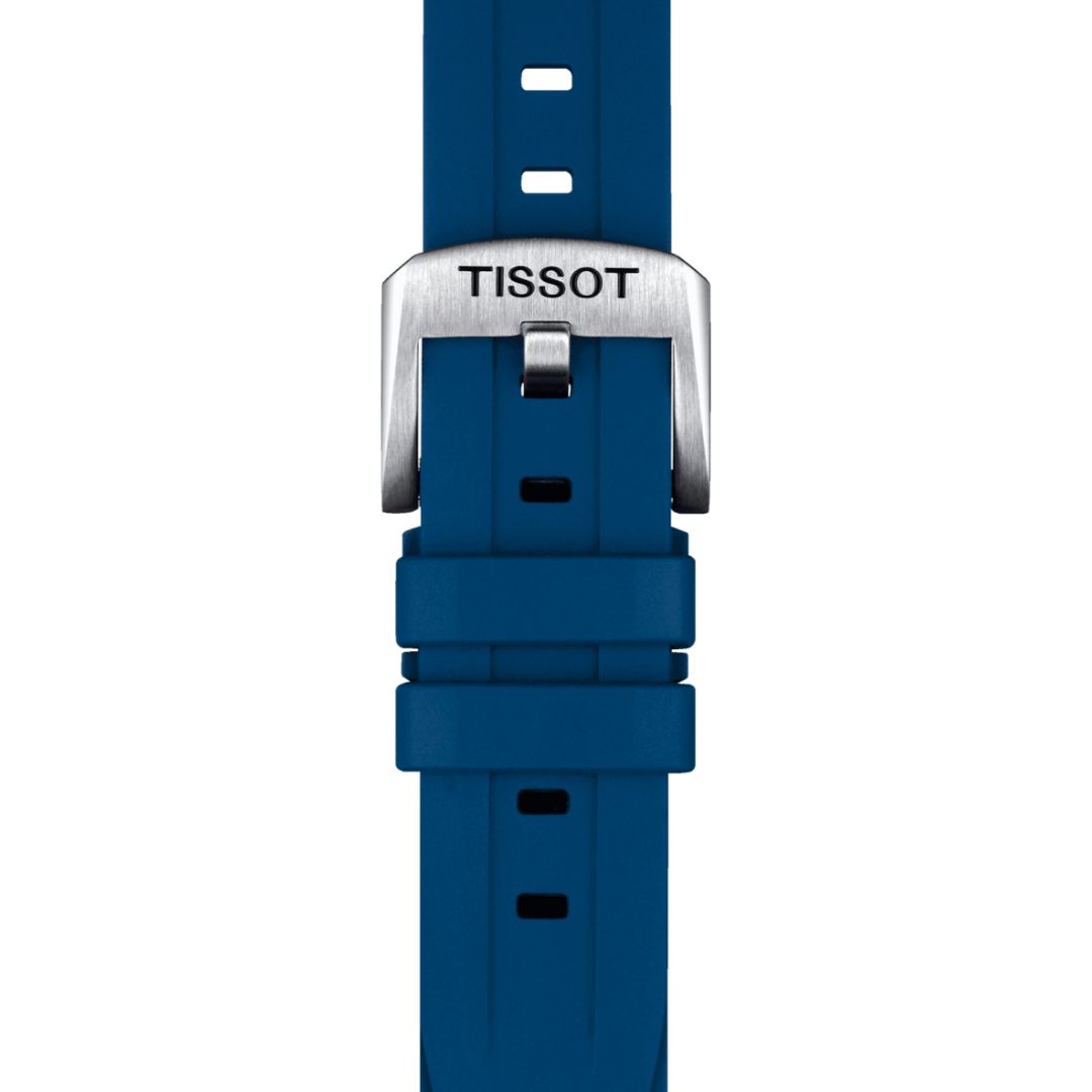 Tissot ranneke, 20 mm, sininen silikoni, T852044837