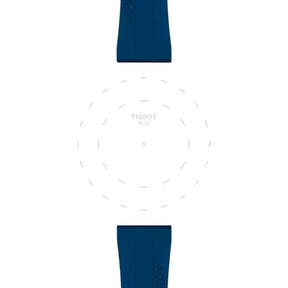 Tissot ranneke, 20 mm, sininen silikoni, T852044837