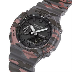Tumma Casio G-Shock GA-2100SU-1AER anadigi-rannekello