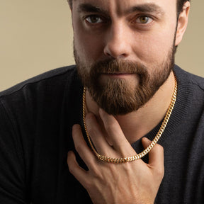 Vittoria panssarikaulaketju, pyöristetty, keltakultaa